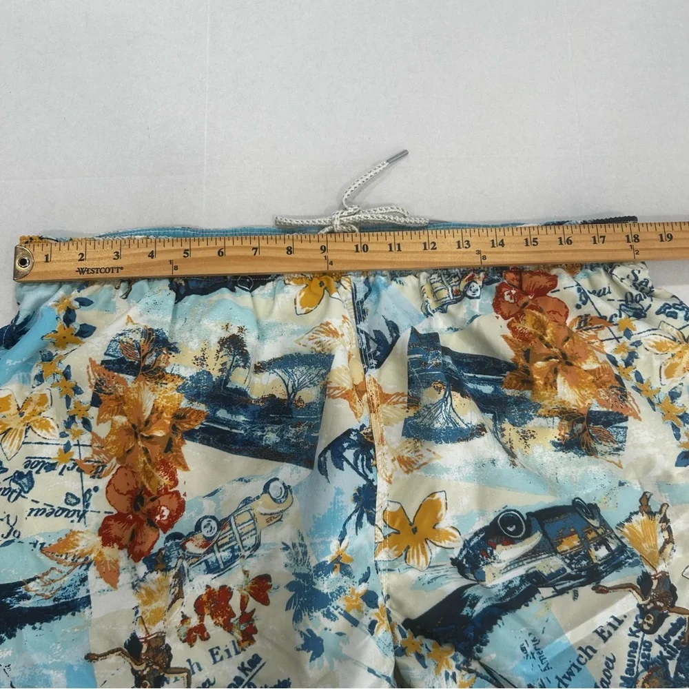Caribbean Joe swim trunks Mens size XL Tropical  bathing suit vacation pool NEW